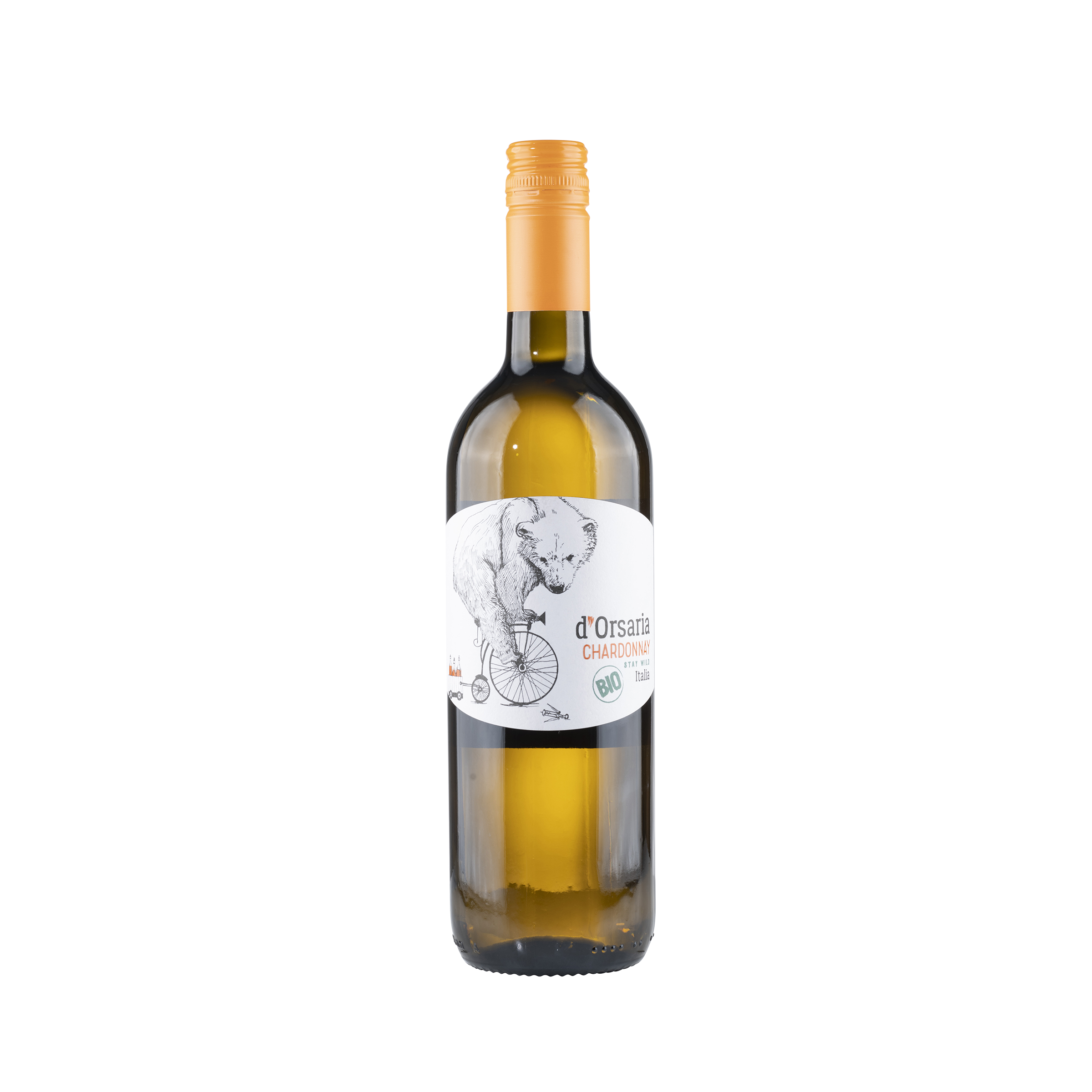 Bear' Bio Chardonnay IGT 2019 Bottle Front