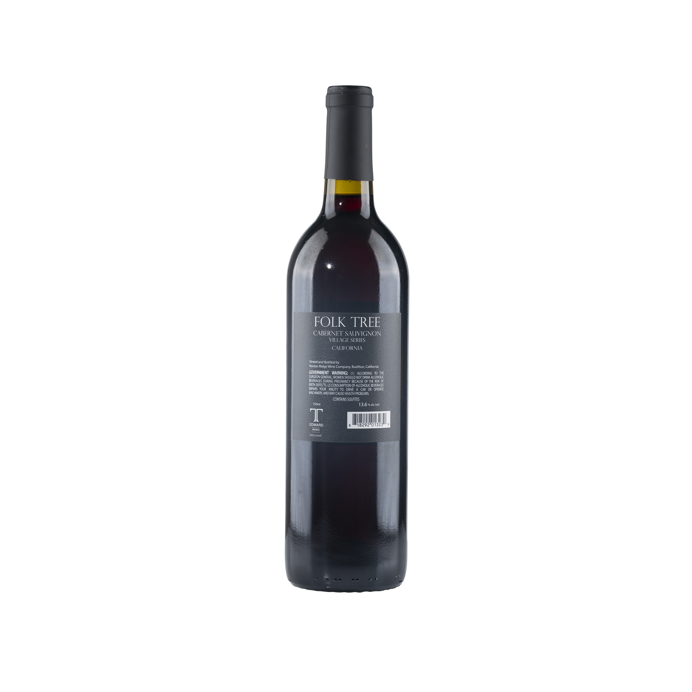 'village series' Cabernet Sauvignon California 2021 Bottle Back