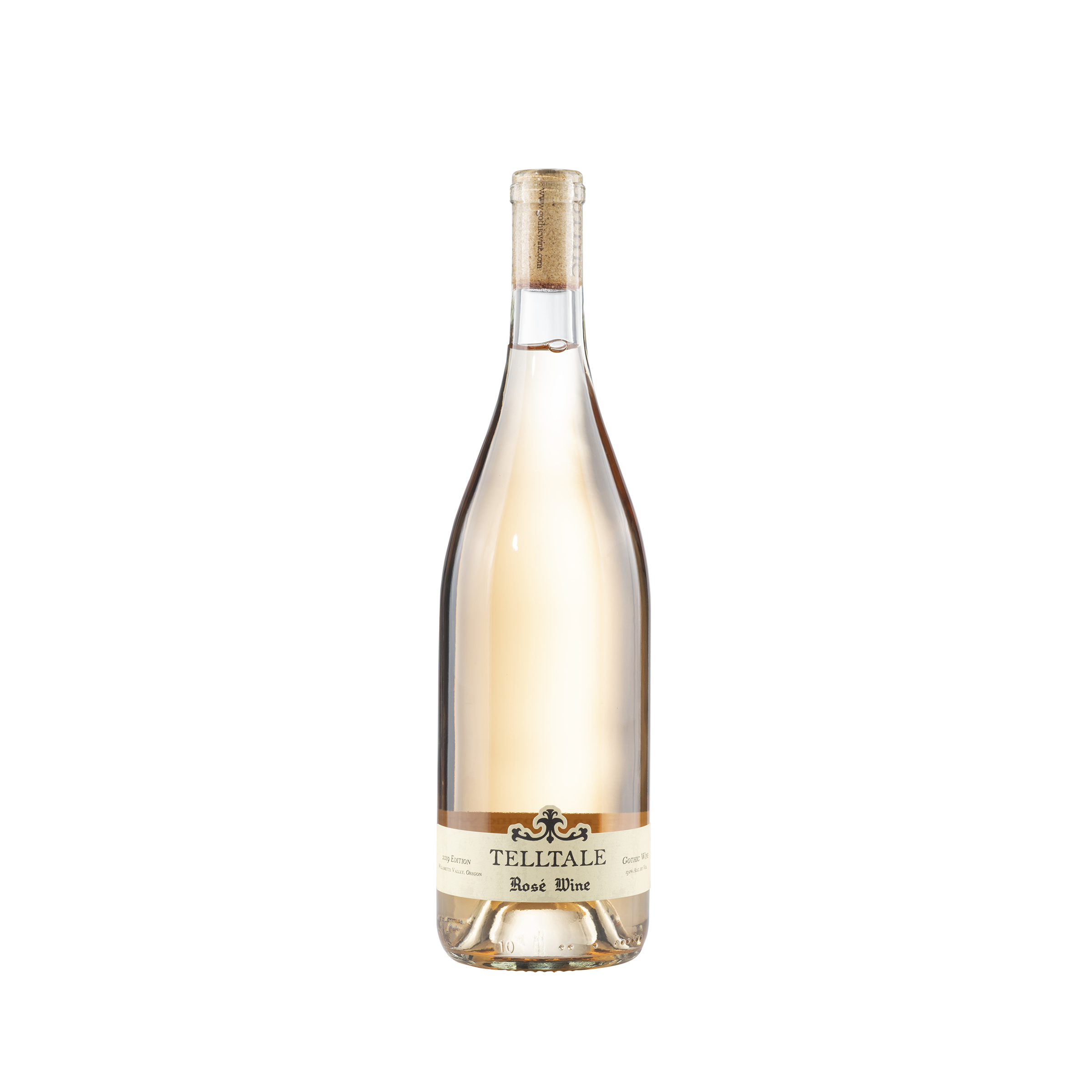 "Telltale" Rose of Pinot Noir Willamette Valley  2022 Bottle Front