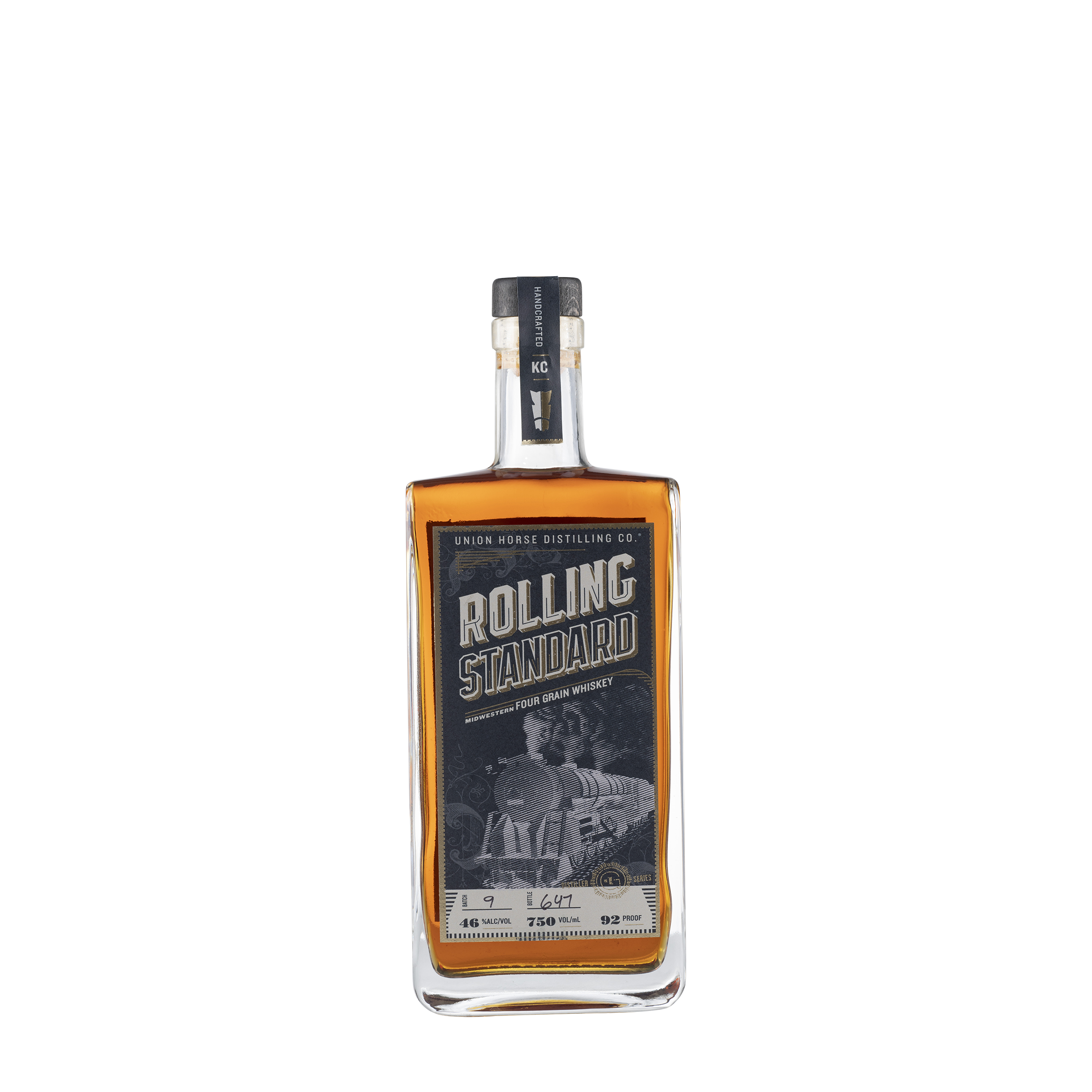 Distilling Co. Rolling Standard Four Grain Whisk NV Bottle Front